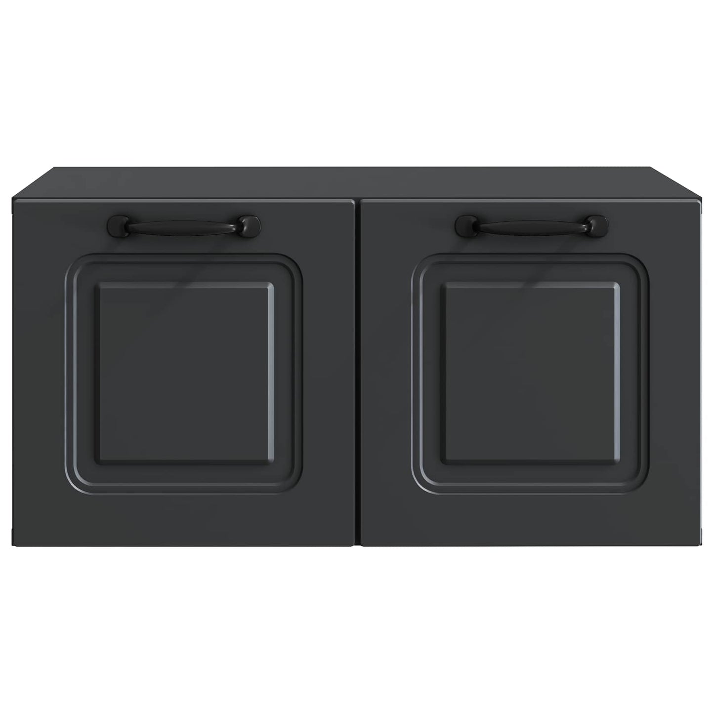 Nástěnná Tv Skříň Černá 59,5 X 41 X 30 Cm Kompozitní Dřevo