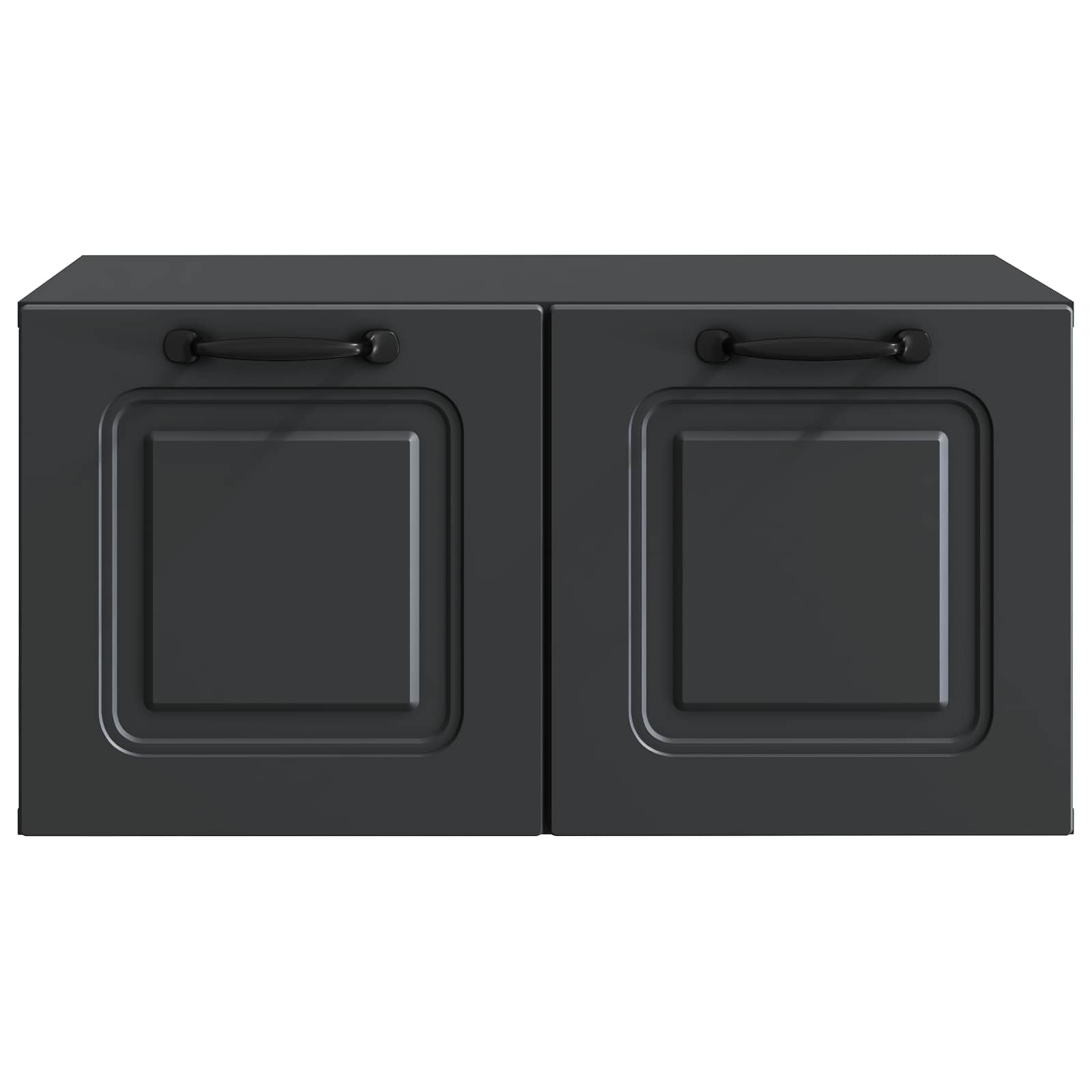 Nástěnná Tv Skříň Černá 59,5 X 41 X 30 Cm Kompozitní Dřevo