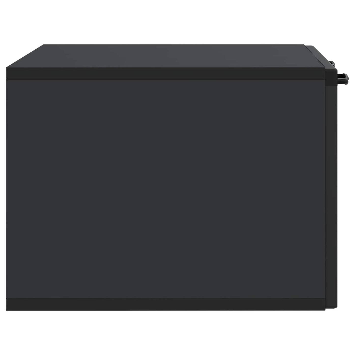 Nástěnná Tv Skříň Černá 59,5 X 41 X 30 Cm Kompozitní Dřevo