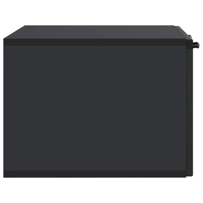 Nástěnná Tv Skříň Černá 59,5 X 41 X 30 Cm Kompozitní Dřevo