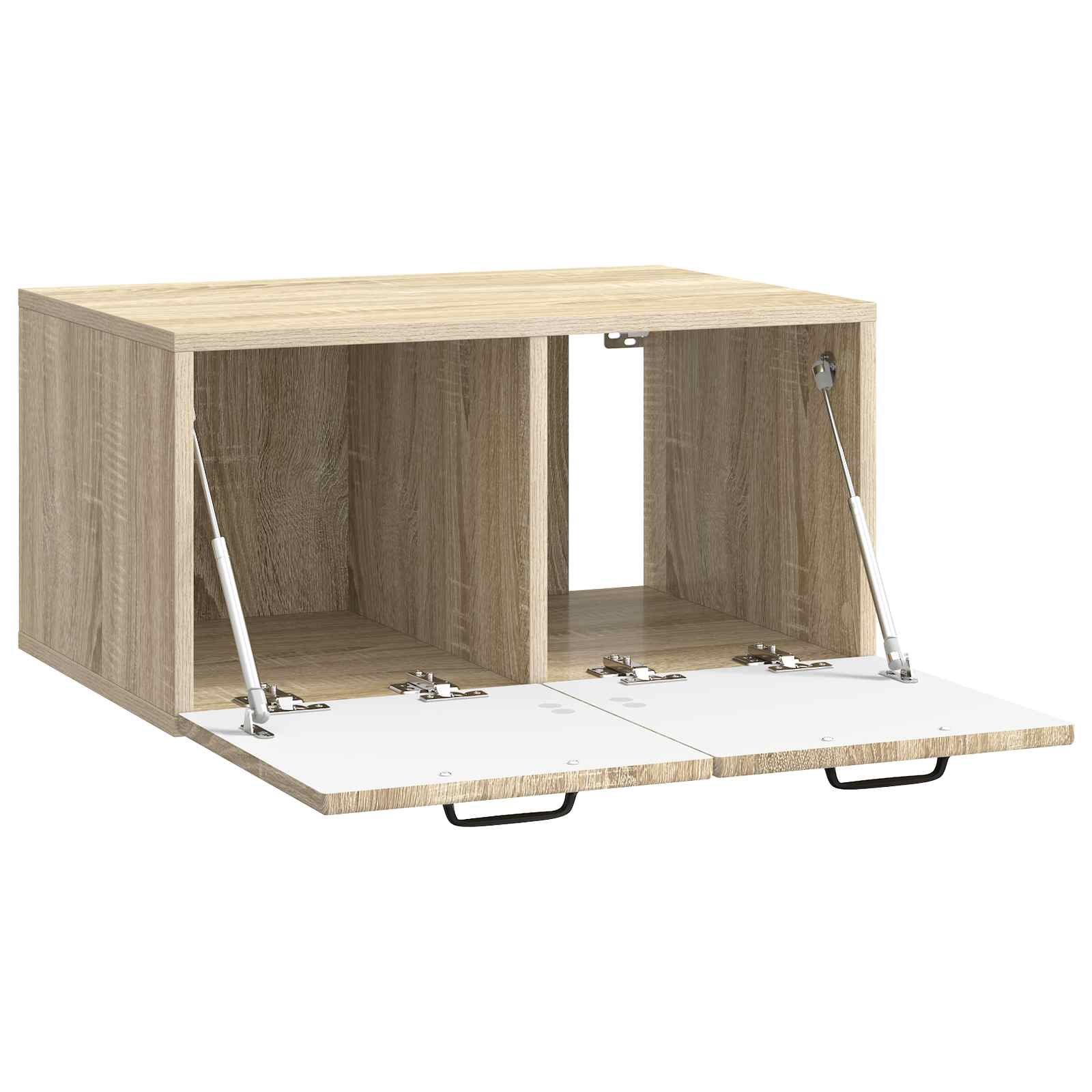 Nástěnná Tv Skříň Dub Sonoma 59,5 X 41 X 30 Cm Kompozitní Dřevo