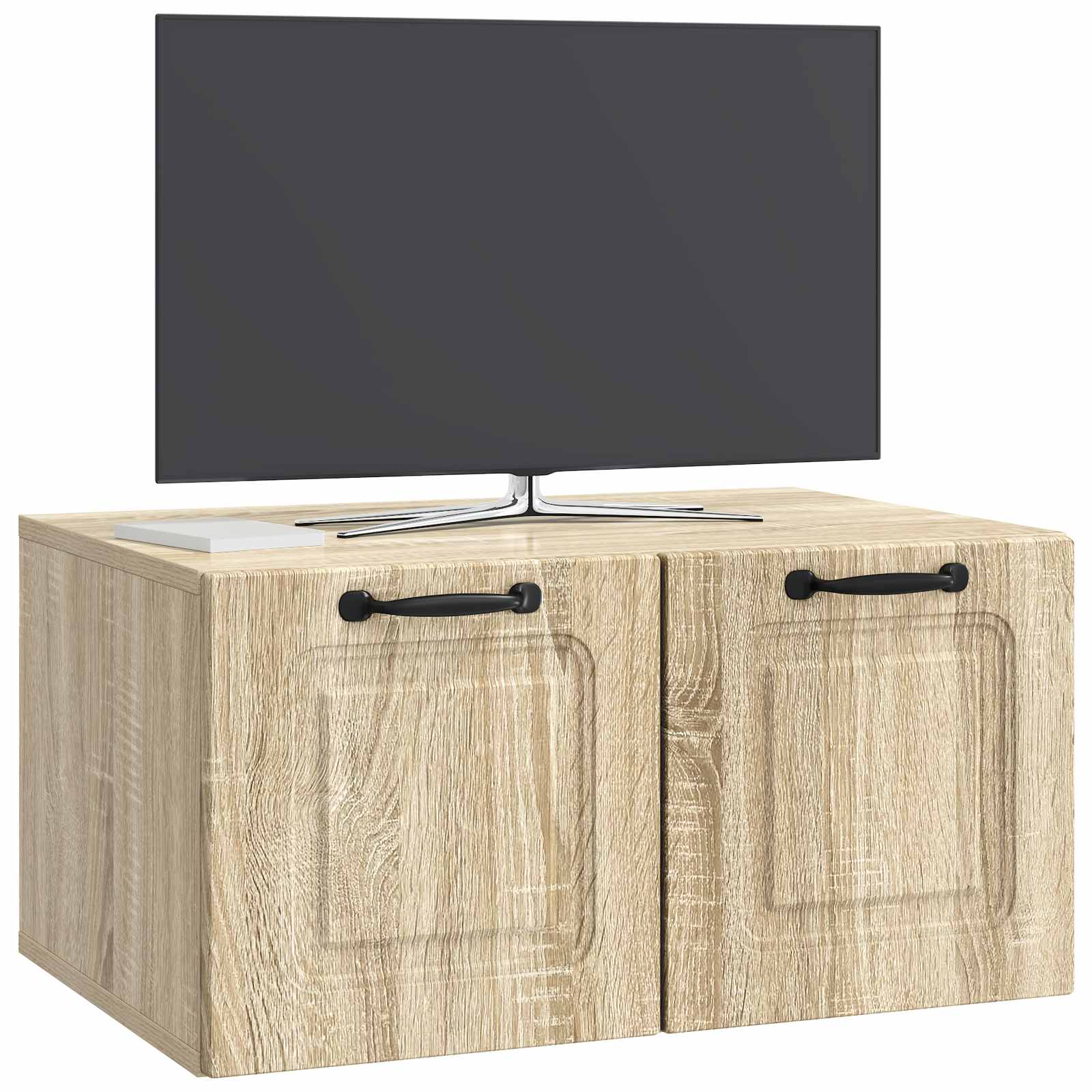 Nástěnná Tv Skříň Dub Sonoma 59,5 X 41 X 30 Cm Kompozitní Dřevo