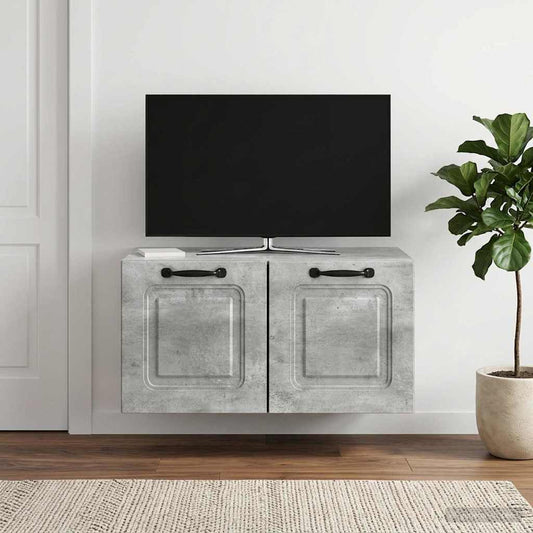 Nástěnná Tv Skříň Nástěnný Betonově Šedá 59,5 X 41 X 30 Cm