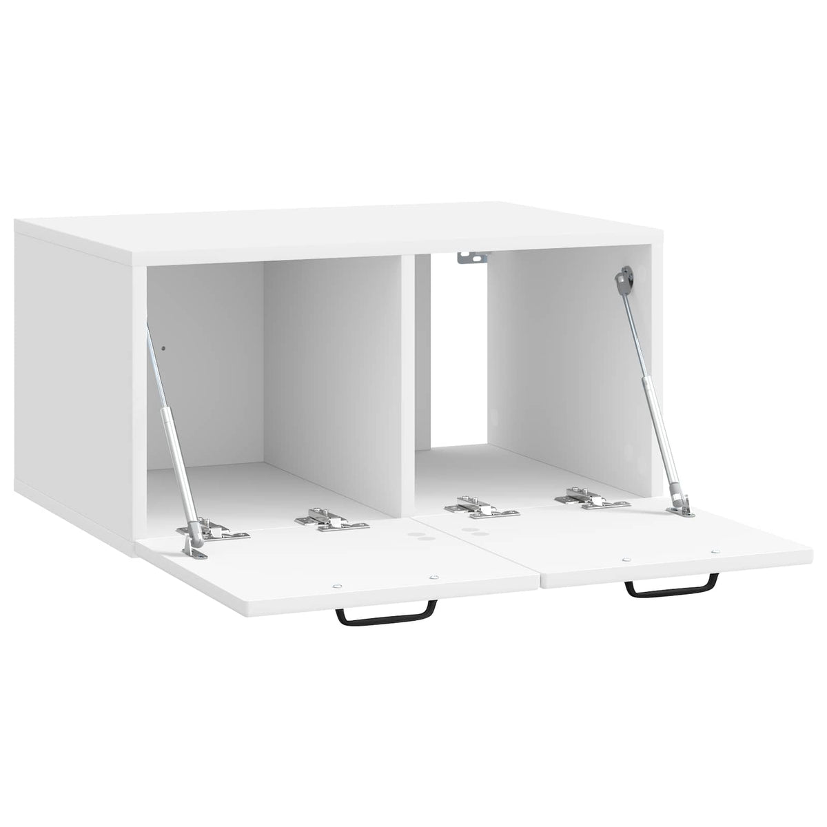 Nástěnná Tv Skříň Bílá S Vysokým Leskem 59,5 X 41 X 30 Cm