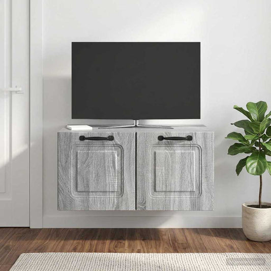Nástěnná Tv Skříň Nástěnný Šedá Sonoma 59,5 X 41 X 30 Cm