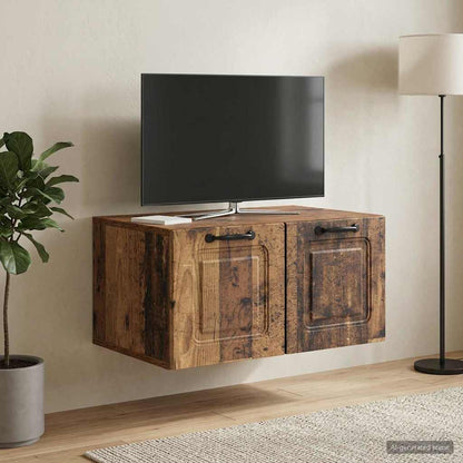 Nástěnná Tv Skříň Nástěnný Staré Dřevo 59,5 X 41 X 30 Cm