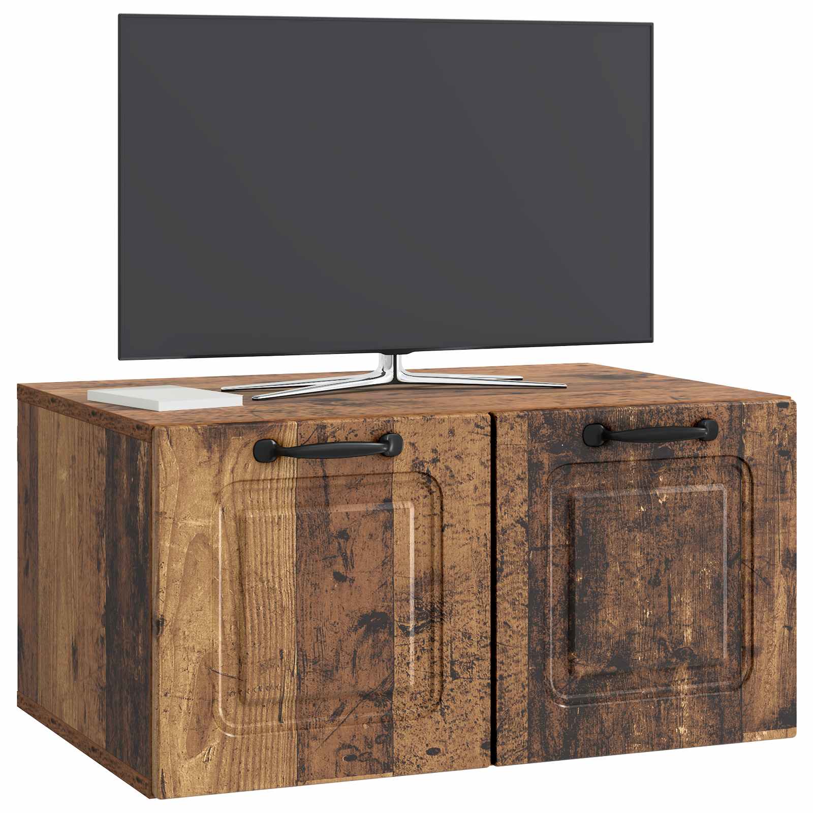 Nástěnná Tv Skříň Nástěnný Staré Dřevo 59,5 X 41 X 30 Cm