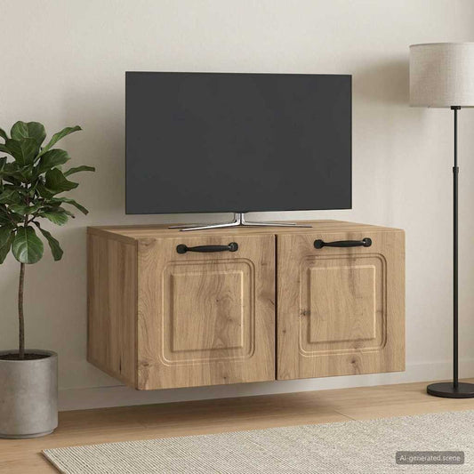 Nástěnná Tv Skříň 59,5 X 41 X 30 Cm Dub Artisan