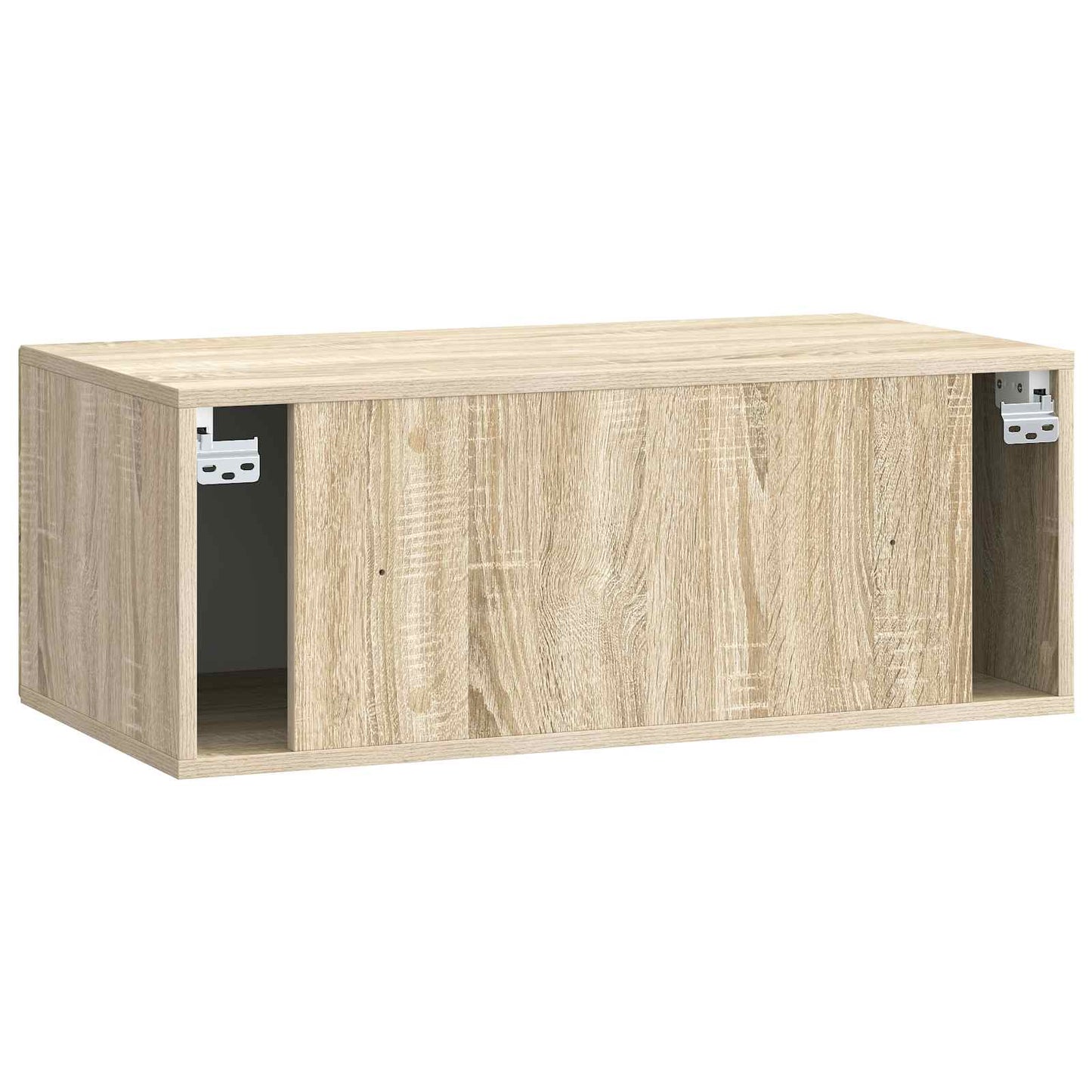 Nástěnná Tv Skříň Dub Sonoma 78,5 X 41 X 30 Cm Kompozitní Dřevo