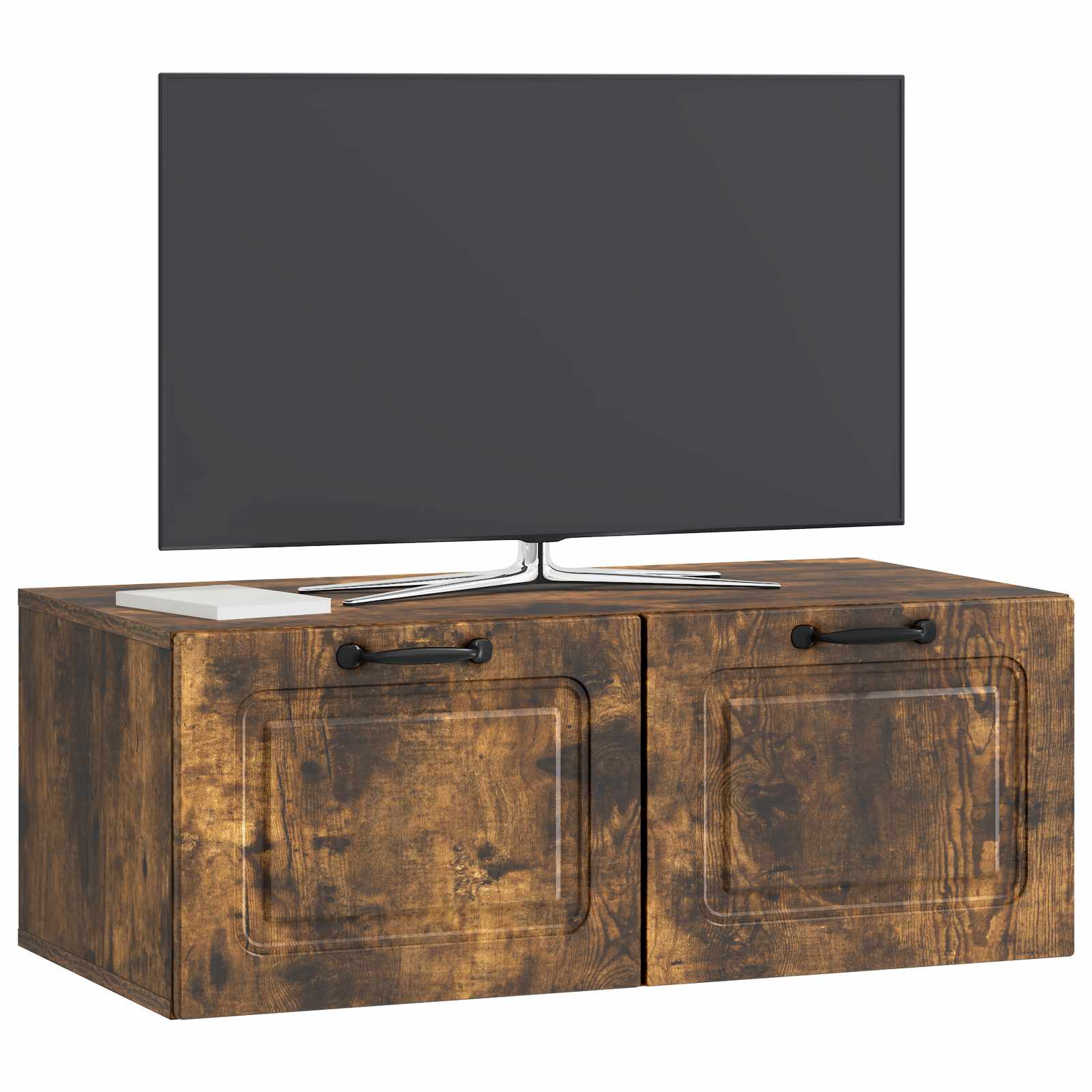 Nástěnná Tv Skříň Nástěnný Kouřový Dub 78,5 X 41 X 30 Cm