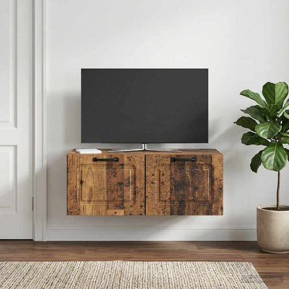 Nástěnná Tv Skříň Nástěnný Staré Dřevo 78,5 X 41 X 30 Cm