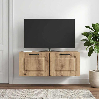 Nástěnná Tv Skříň 78,5 X 41 X 30 Cm Dub Artisan