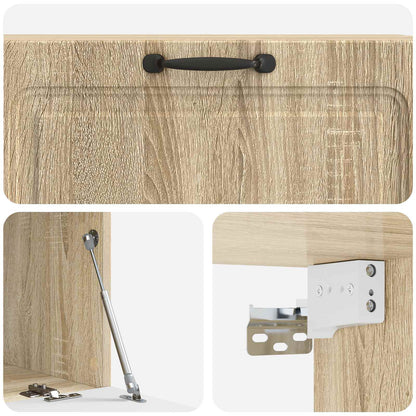 Nástěnná Tv Skříň Dub Sonoma 98 X 41 X 30 Cm Kompozitní Dřevo