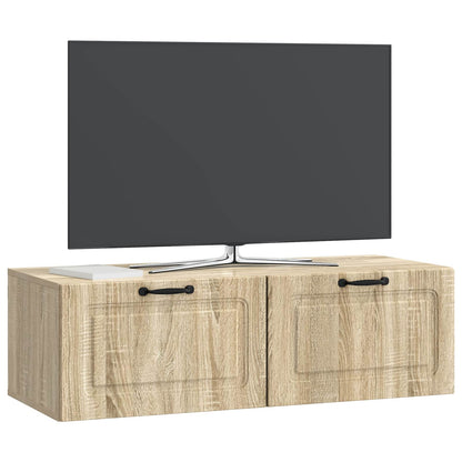 Nástěnná Tv Skříň Dub Sonoma 98 X 41 X 30 Cm Kompozitní Dřevo
