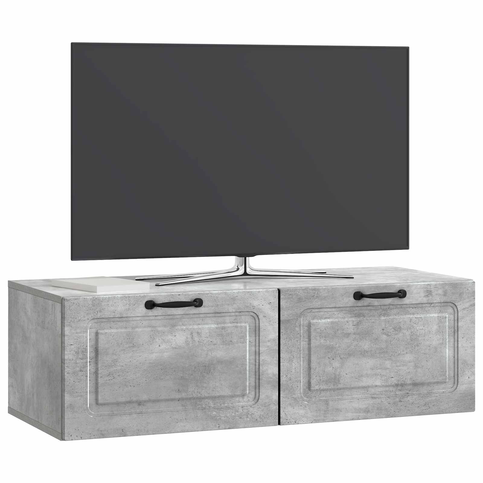 Nástěnná Tv Skříň Nástěnný Betonově Šedá 98 X 41 X 30 Cm
