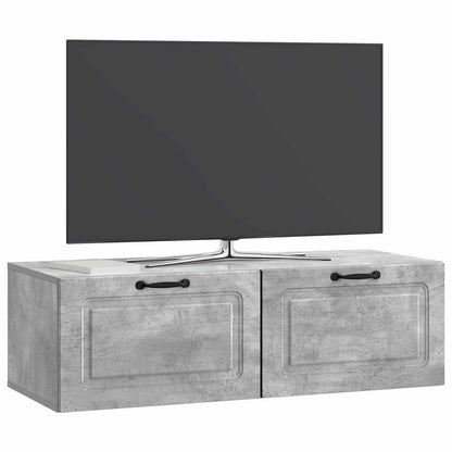 Nástěnná Tv Skříň Nástěnný Betonově Šedá 98 X 41 X 30 Cm