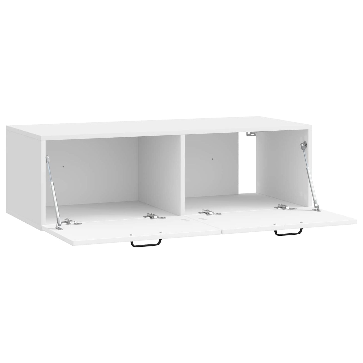 Nástěnná Tv Skříň Bílá S Vysokým Leskem 98 X 41 X 30 Cm