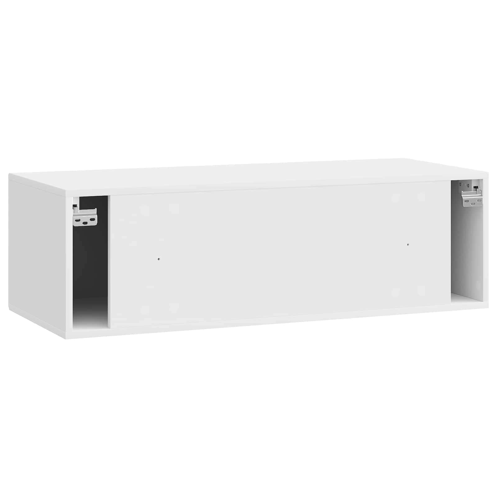 Nástěnná Tv Skříň Bílá S Vysokým Leskem 98 X 41 X 30 Cm