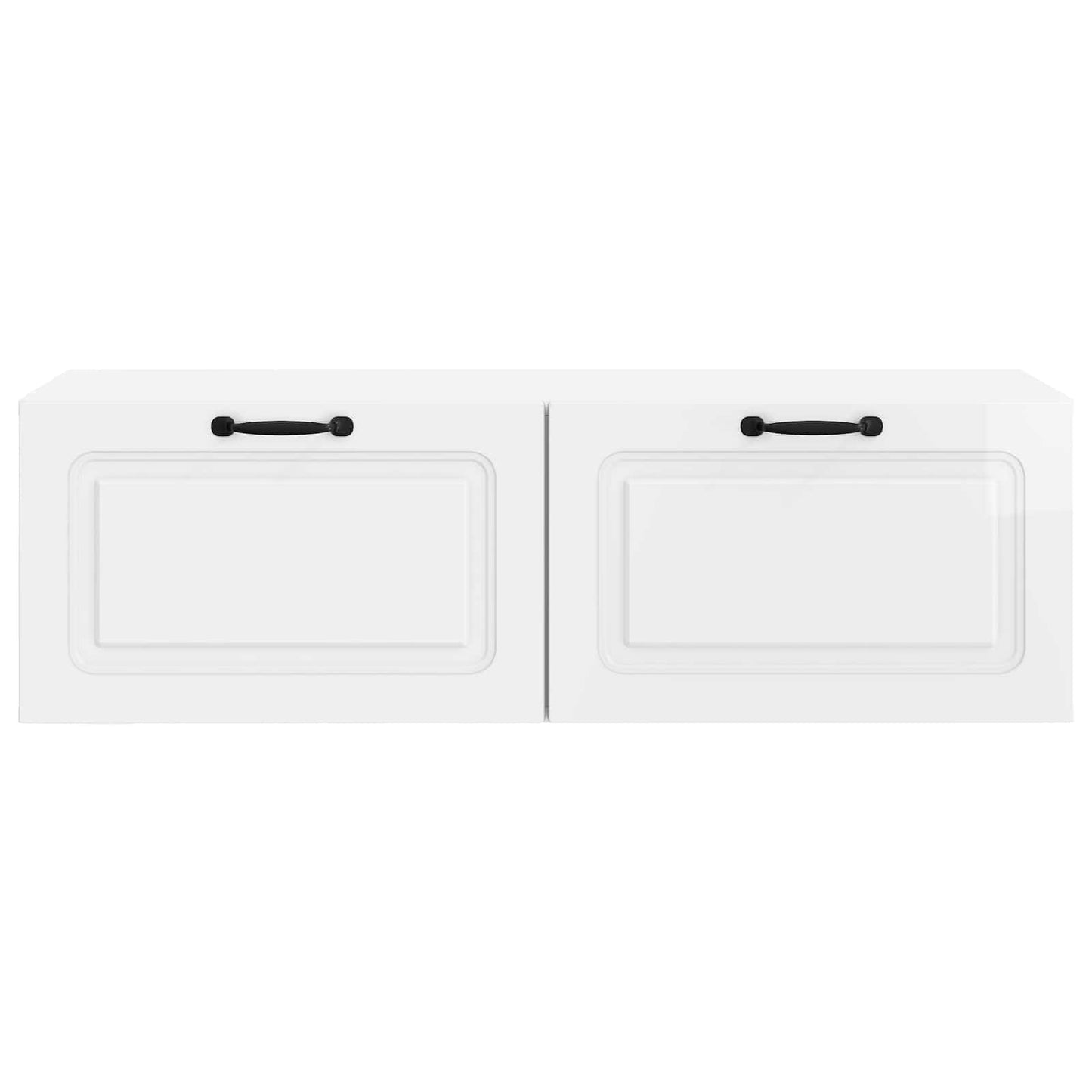 Nástěnná Tv Skříň Bílá S Vysokým Leskem 98 X 41 X 30 Cm