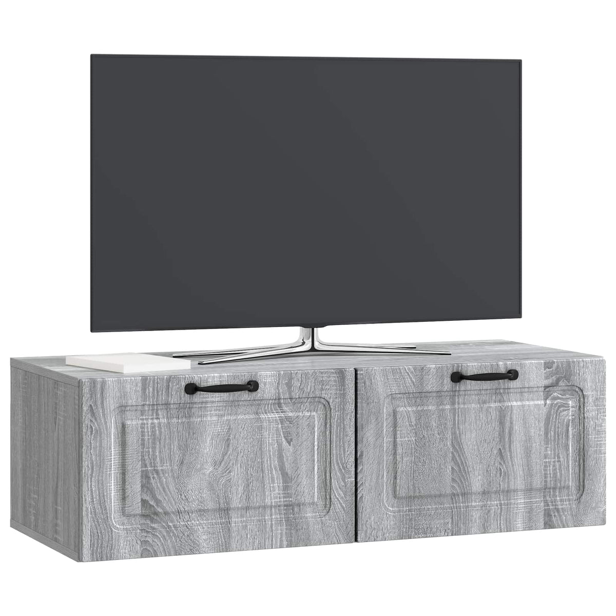Nástěnná Tv Skříň Šedá Sonoma 98 X 41 X 30 Cm Kompozitní Dřevo