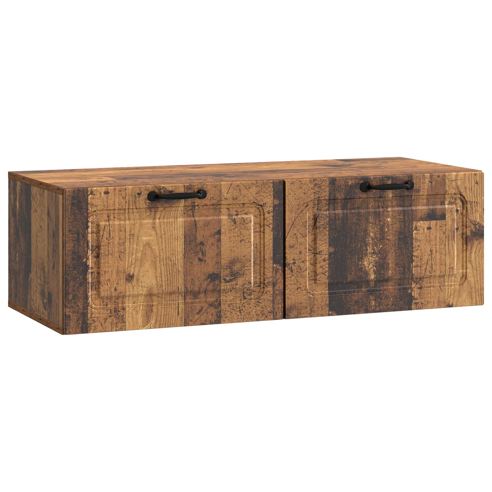 Nástěnná Tv Skříň Staré Dřevo 98 X 41 X 30 Cm Kompozitní Dřevo
