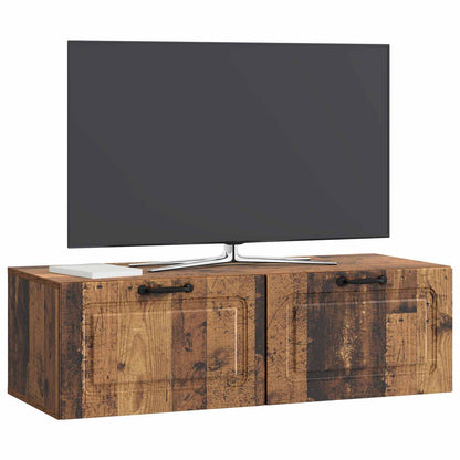 Nástěnná Tv Skříň Staré Dřevo 98 X 41 X 30 Cm Kompozitní Dřevo