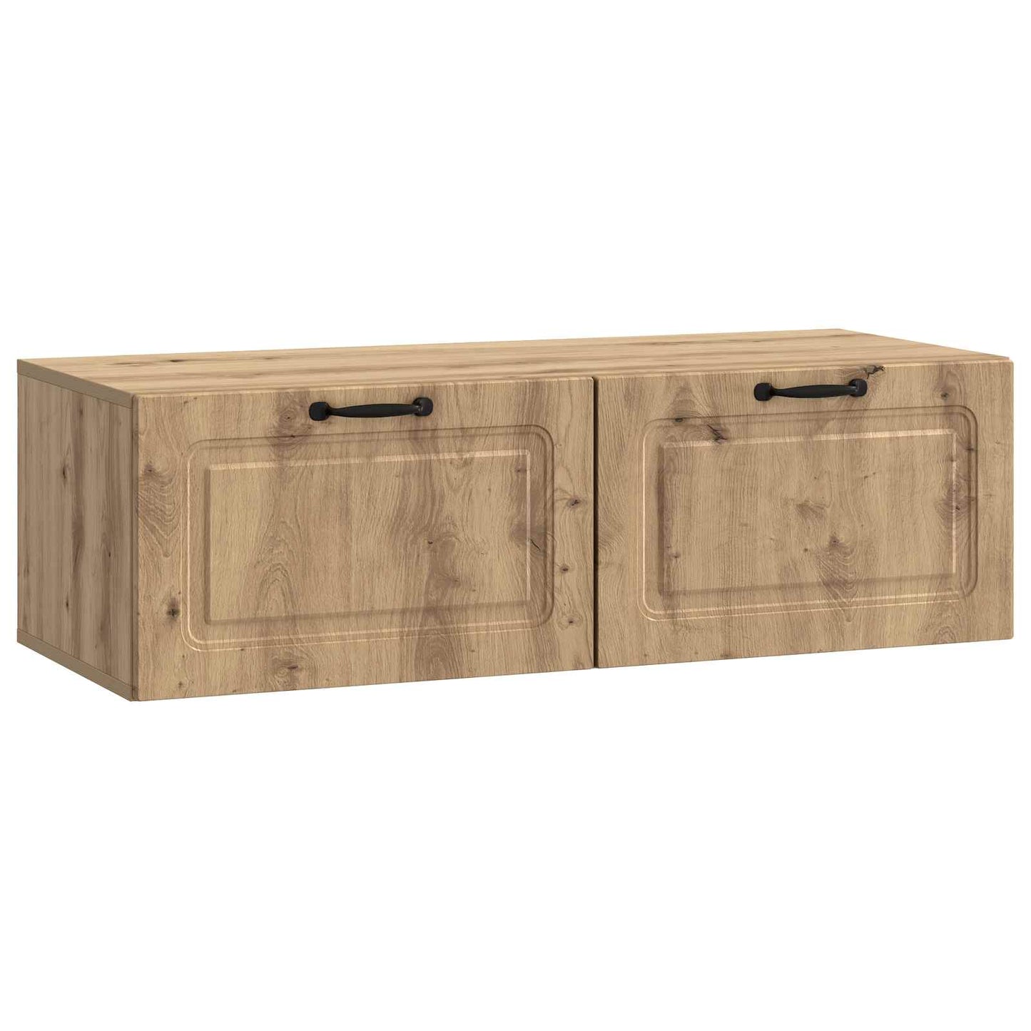 Nástěnná Tv Skříň 98 X 41 X 30 Cm Dub Artisan Kompozitní Dřevo