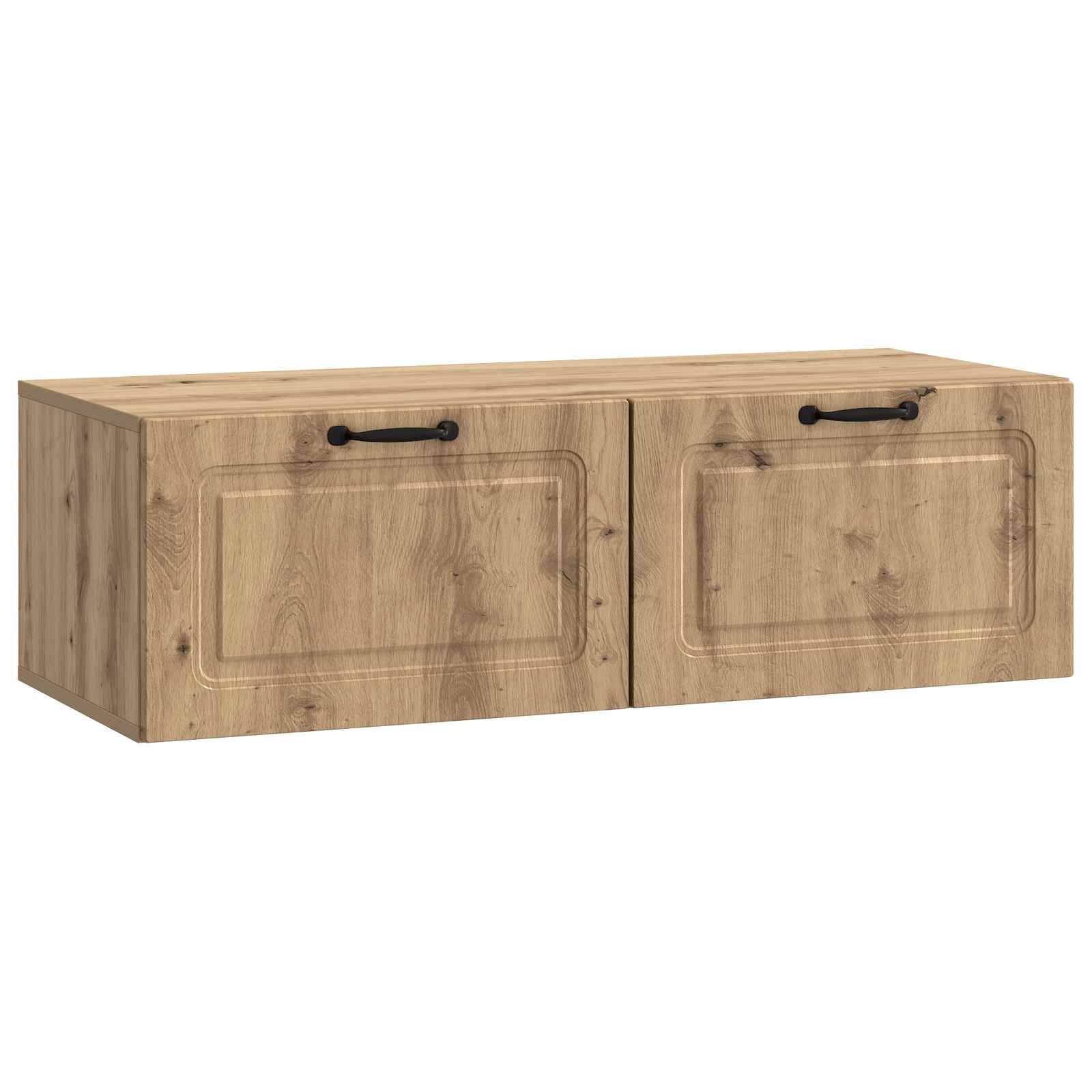 Nástěnná Tv Skříň 98 X 41 X 30 Cm Dub Artisan Kompozitní Dřevo