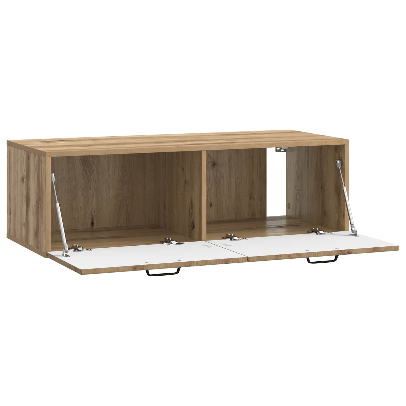 Nástěnná Tv Skříň 98 X 41 X 30 Cm Dub Artisan Kompozitní Dřevo
