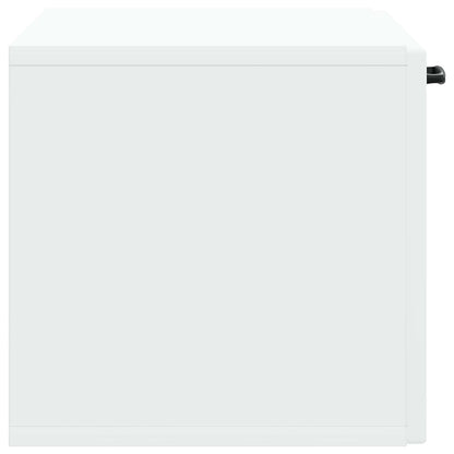 Nástěnná Tv Skříň Bílá 59,5 X 31 X 30 Cm Kompozitní Dřevo