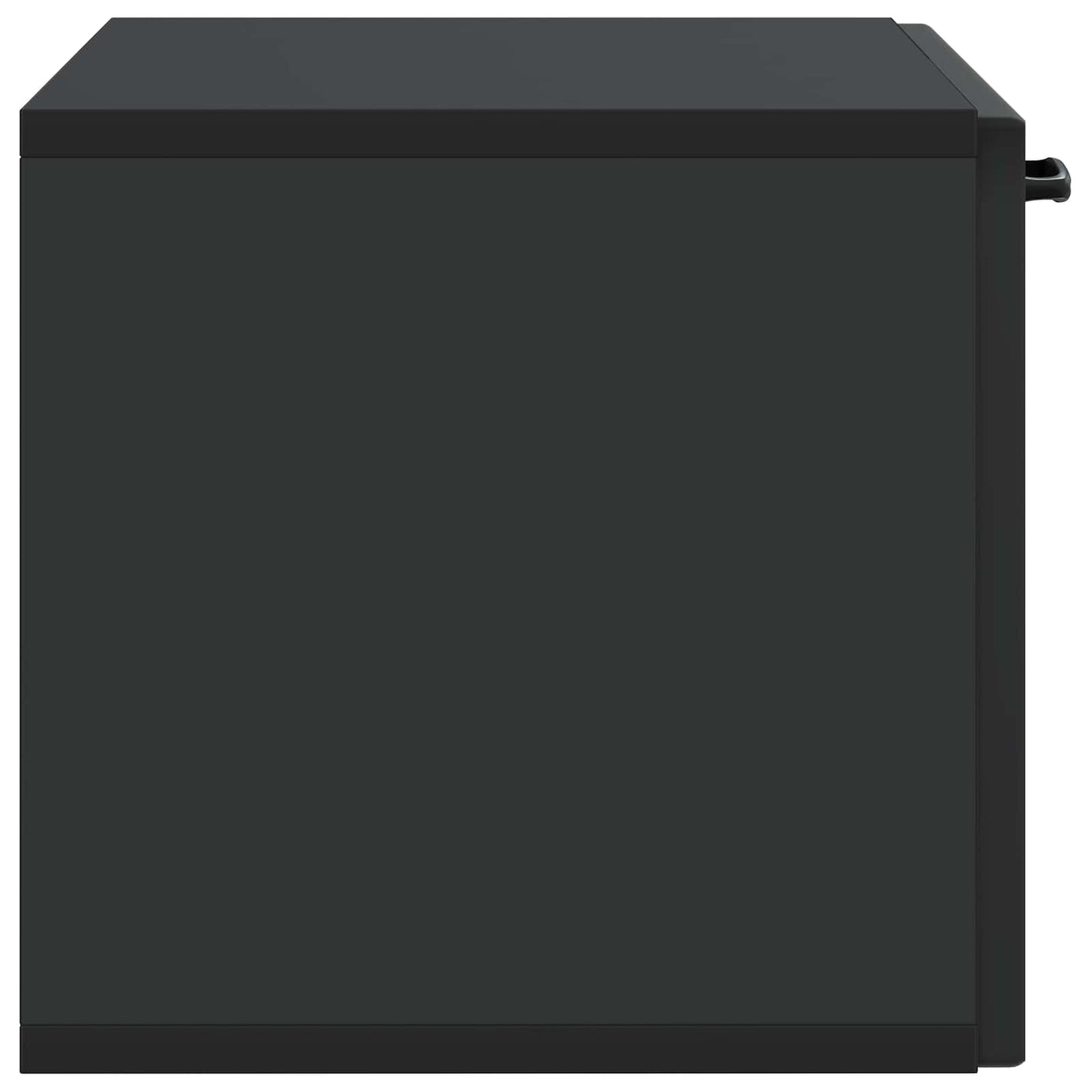 Nástěnná Tv Skříň Černá 59,5 X 31 X 30 Cm Kompozitní Dřevo