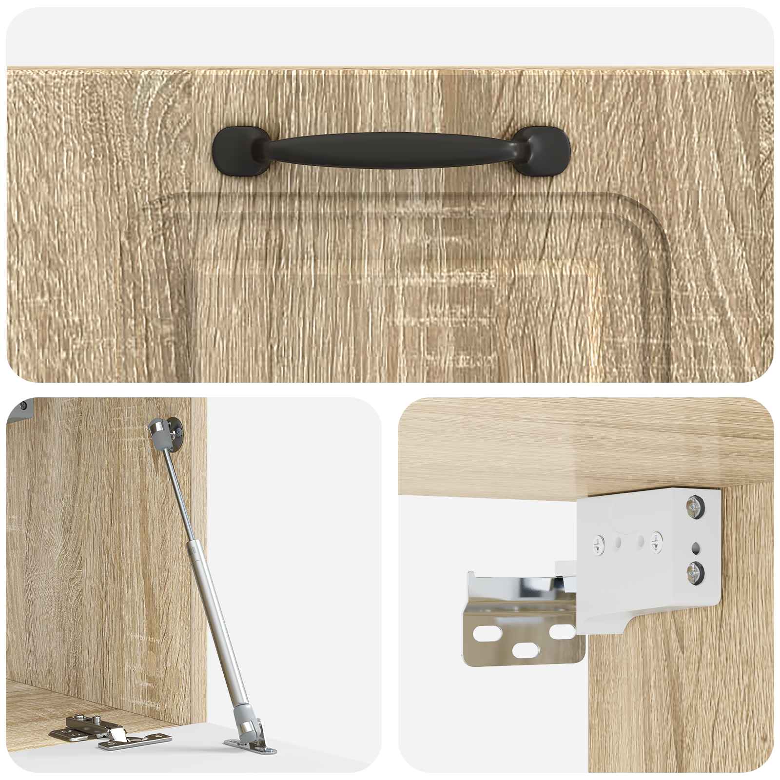 Nástěnná Tv Skříň Dub Sonoma 59,5 X 31 X 30 Cm Kompozitní Dřevo