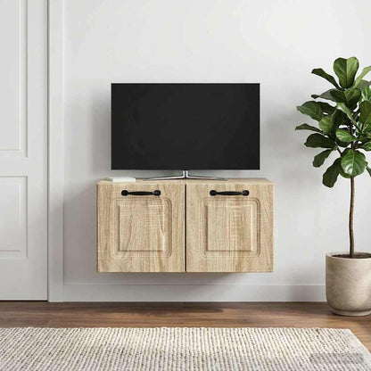 Nástěnná Tv Skříň Dub Sonoma 59,5 X 31 X 30 Cm Kompozitní Dřevo