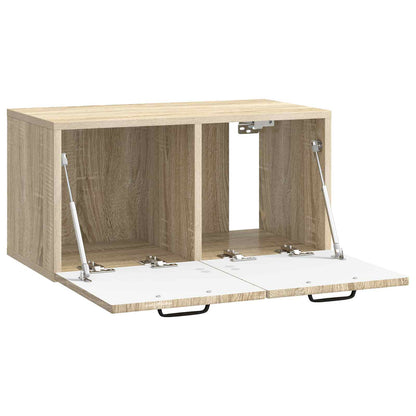 Nástěnná Tv Skříň Dub Sonoma 59,5 X 31 X 30 Cm Kompozitní Dřevo
