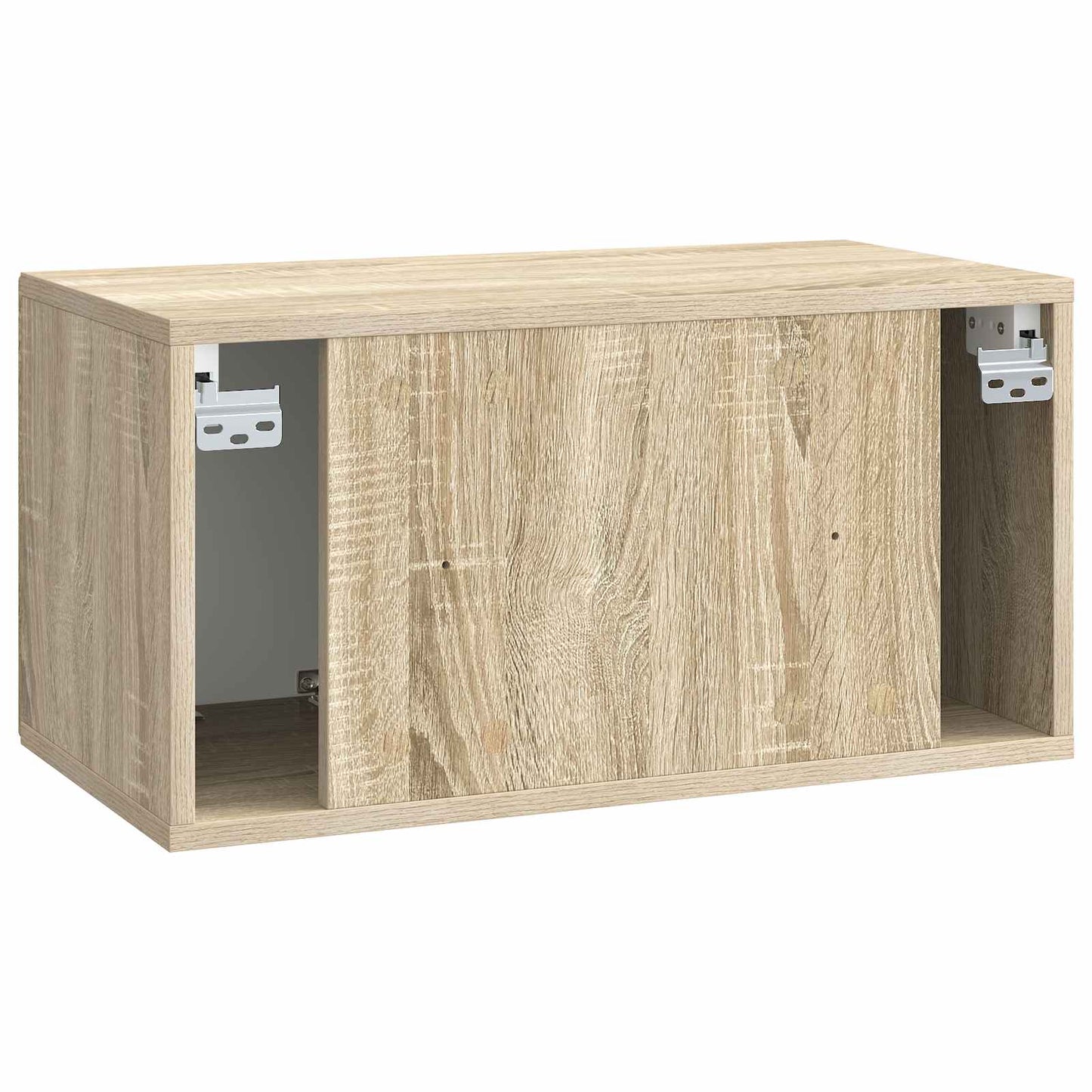 Nástěnná Tv Skříň Dub Sonoma 59,5 X 31 X 30 Cm Kompozitní Dřevo