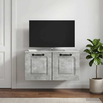 Nástěnná Tv Skříň Nástěnný Betonově Šedá 59,5 X 31 X 30 Cm