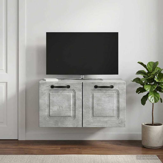 Nástěnná Tv Skříň Nástěnný Betonově Šedá 59,5 X 31 X 30 Cm