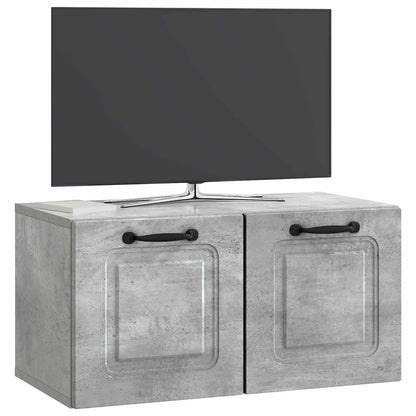 Nástěnná Tv Skříň Nástěnný Betonově Šedá 59,5 X 31 X 30 Cm