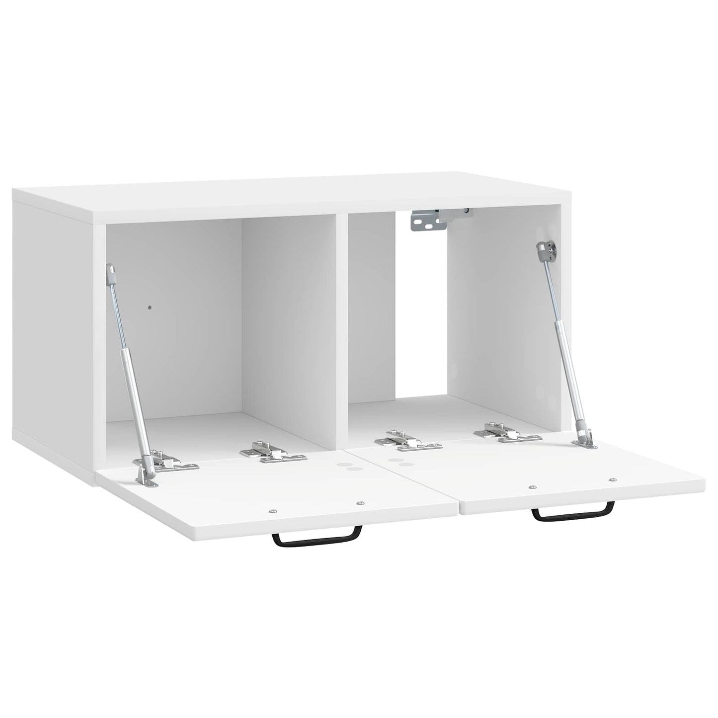 Nástěnná Tv Skříň Bílá S Vysokým Leskem 59,5 X 31 X 30 Cm