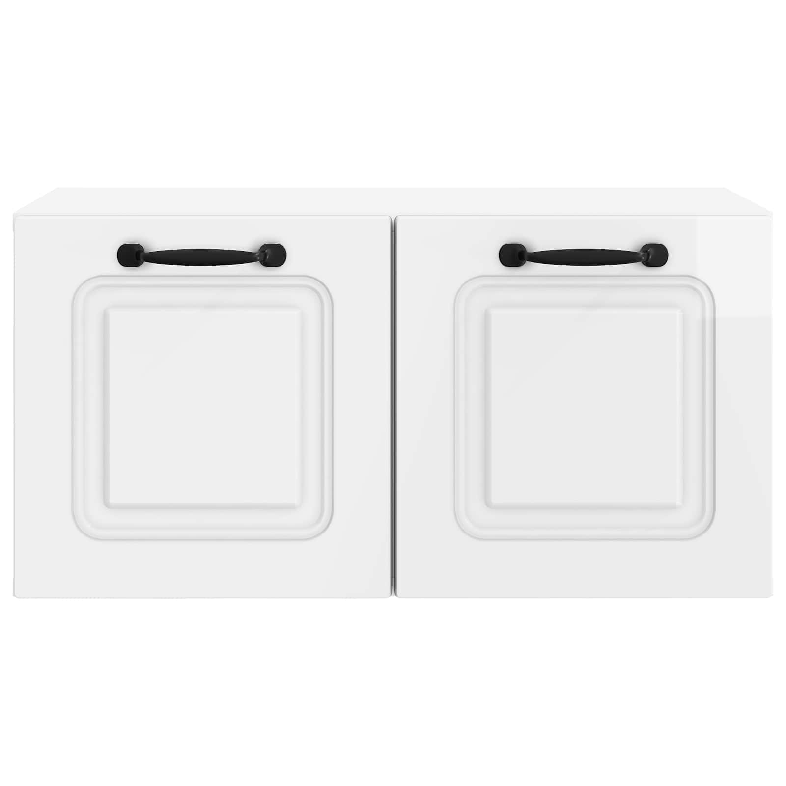Nástěnná Tv Skříň Bílá S Vysokým Leskem 59,5 X 31 X 30 Cm