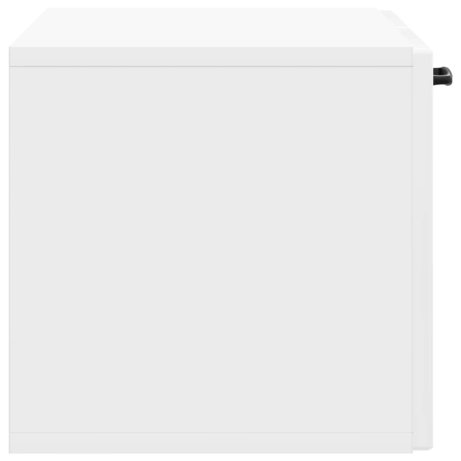 Nástěnná Tv Skříň Bílá S Vysokým Leskem 59,5 X 31 X 30 Cm