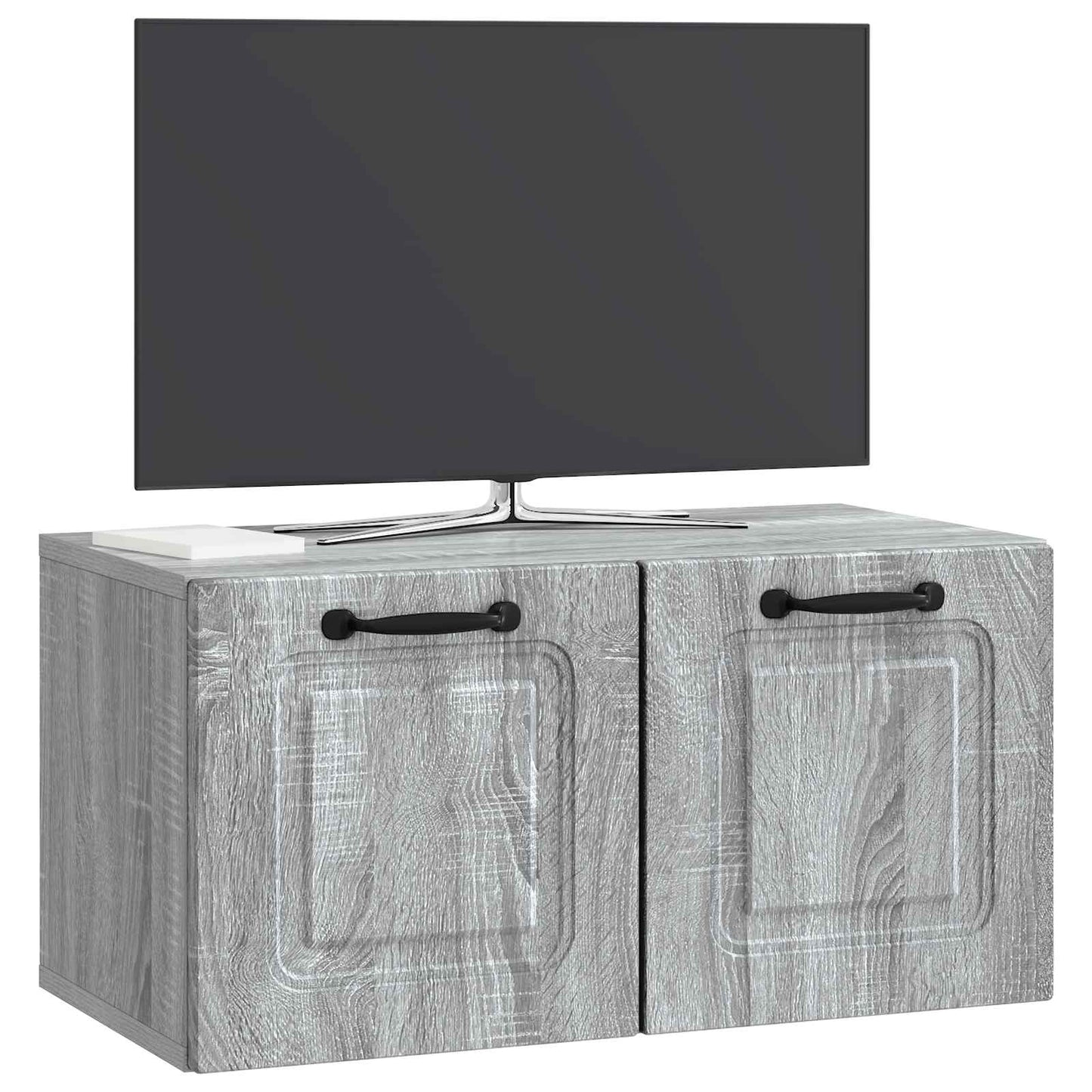 Nástěnná Tv Skříň Nástěnný Šedá Sonoma 59,5 X 31 X 30 Cm