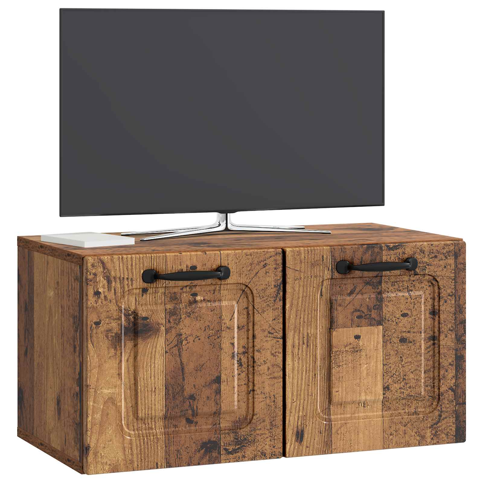 Nástěnná Tv Skříň Nástěnný Staré Dřevo 59,5 X 31 X 30 Cm