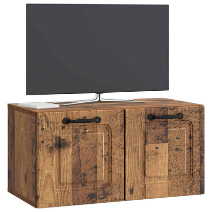 Nástěnná Tv Skříň Nástěnný Staré Dřevo 59,5 X 31 X 30 Cm