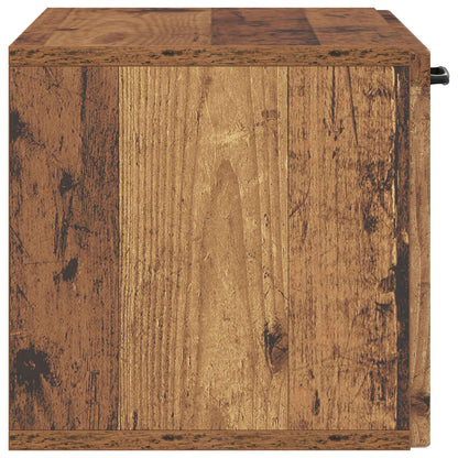 Nástěnná Tv Skříň Nástěnný Staré Dřevo 59,5 X 31 X 30 Cm