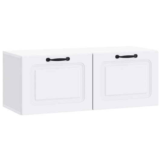 Nástěnná Tv Skříň Bílá 78,5 X 31 X 30 Cm Kompozitní Dřevo