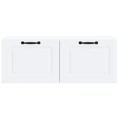 Nástěnná Tv Skříň Bílá 78,5 X 31 X 30 Cm Kompozitní Dřevo