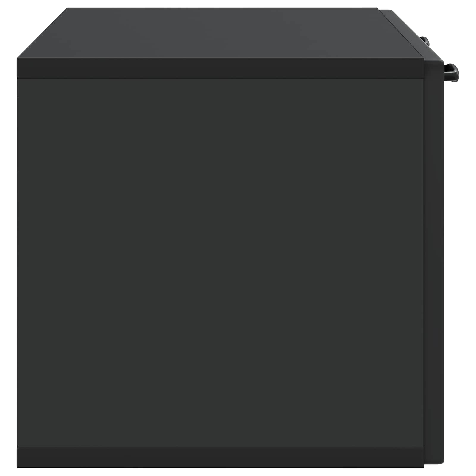 Nástěnná Tv Skříň Černá 78,5 X 31 X 30 Cm Kompozitní Dřevo
