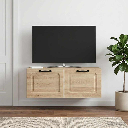 Nástěnná Tv Skříň Nástěnný Betonově Šedá 78,5 X 31 X 30 Cm