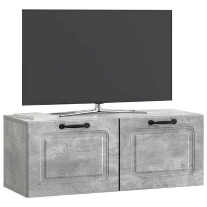 Nástěnná Tv Skříň Nástěnný Betonově Šedá 78,5 X 31 X 30 Cm